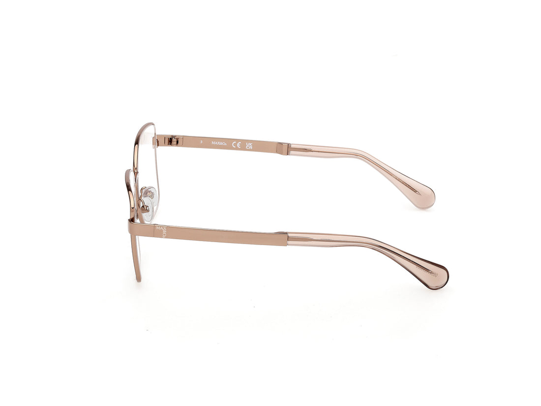 Prescription glasses max &co mo5221 034 bronce square femenino size 54mm - Detailed view