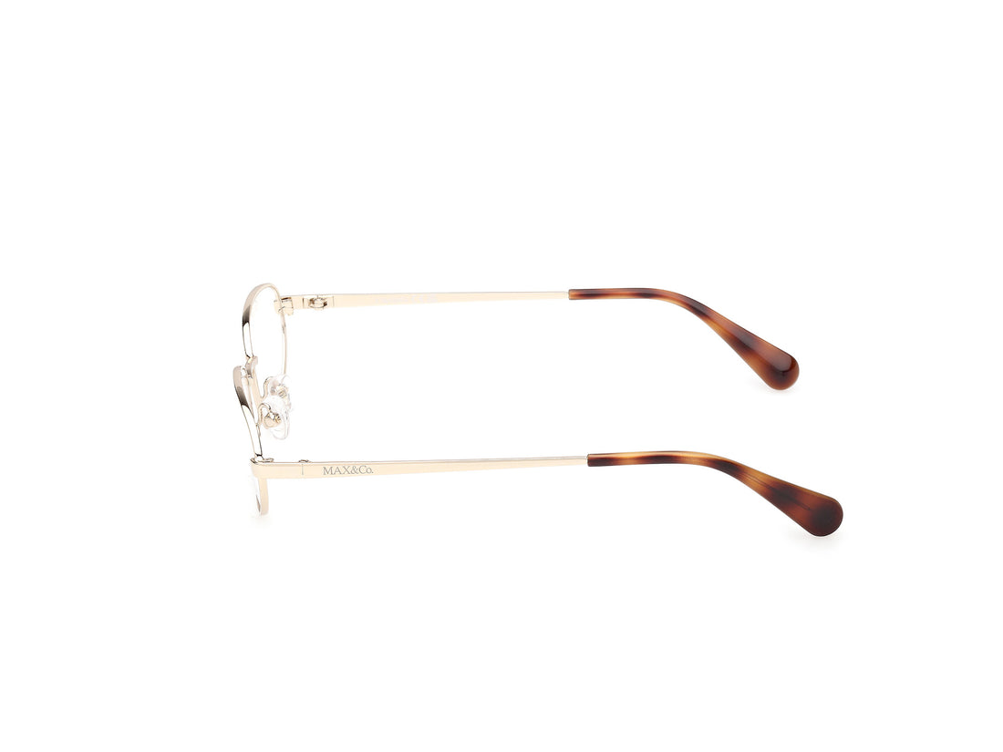 Prescription glasses max &co mo5222 032 dorado oval femenino size 54mm - Detailed view
