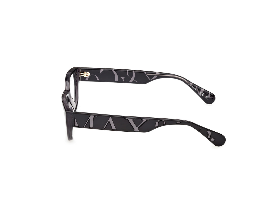 Prescription glasses max &co mo5224 001 negro round femenino size 53mm - Detailed view