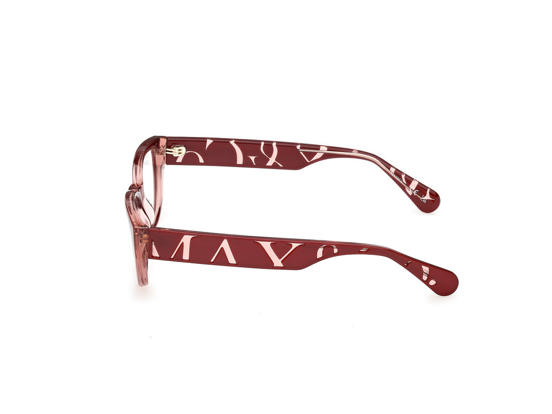 Prescription glasses max &co mo5224 066 rojo round femenino size 53mm - Detailed view