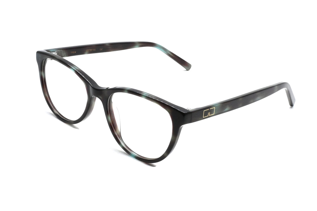 Óculos graduados greyhounders maya c2 havana green havana oval femenino tamanho 52mm - Vista principal