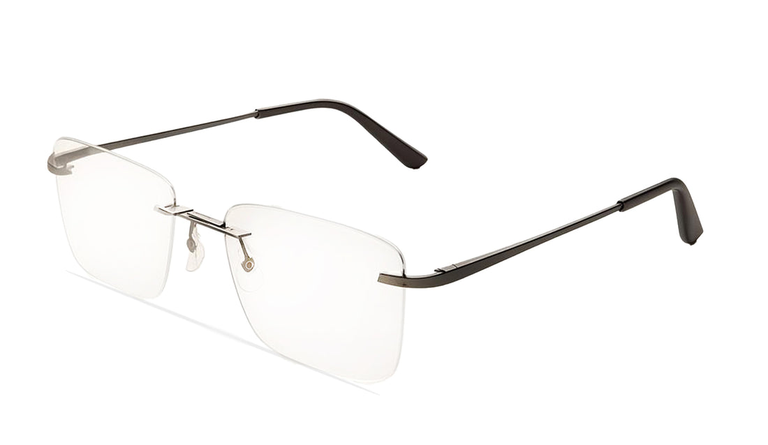 Prescription glasses greyhounders nagare black negro square unisex size 56mm - Main view