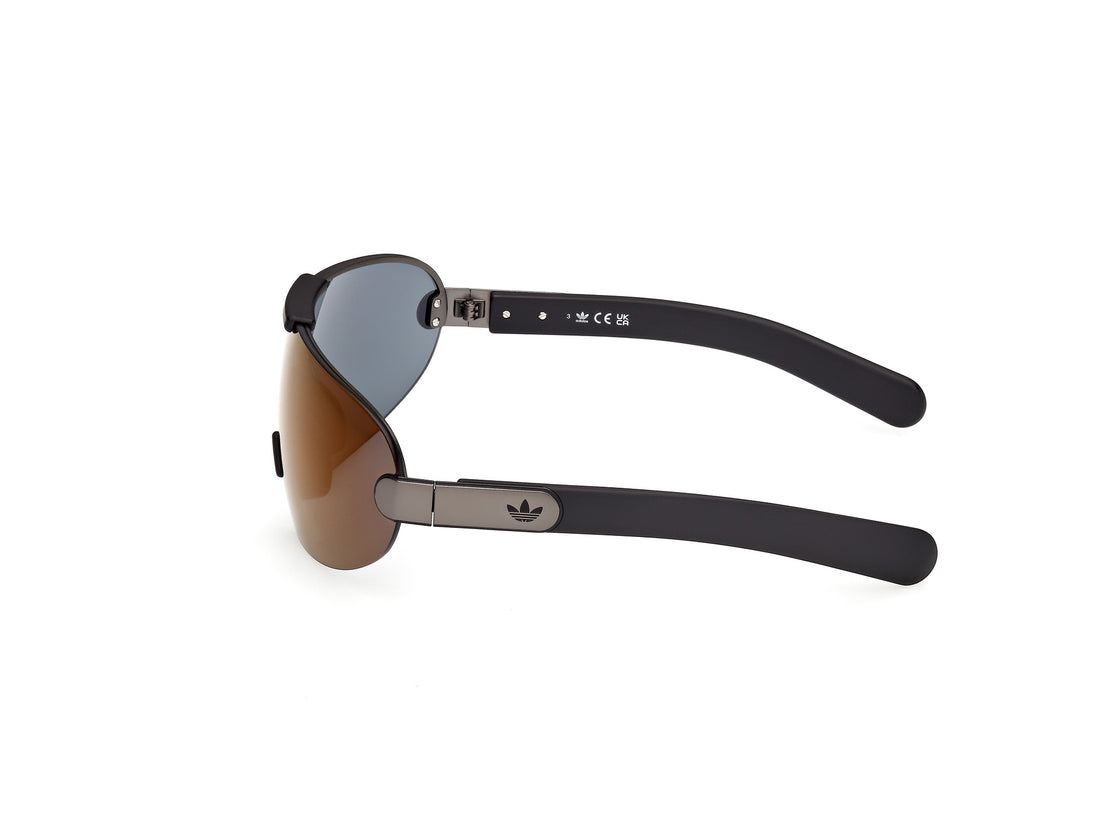 Sunglasses adidas originals or0135 02g negro shield unisex size 0mm - Detailed view