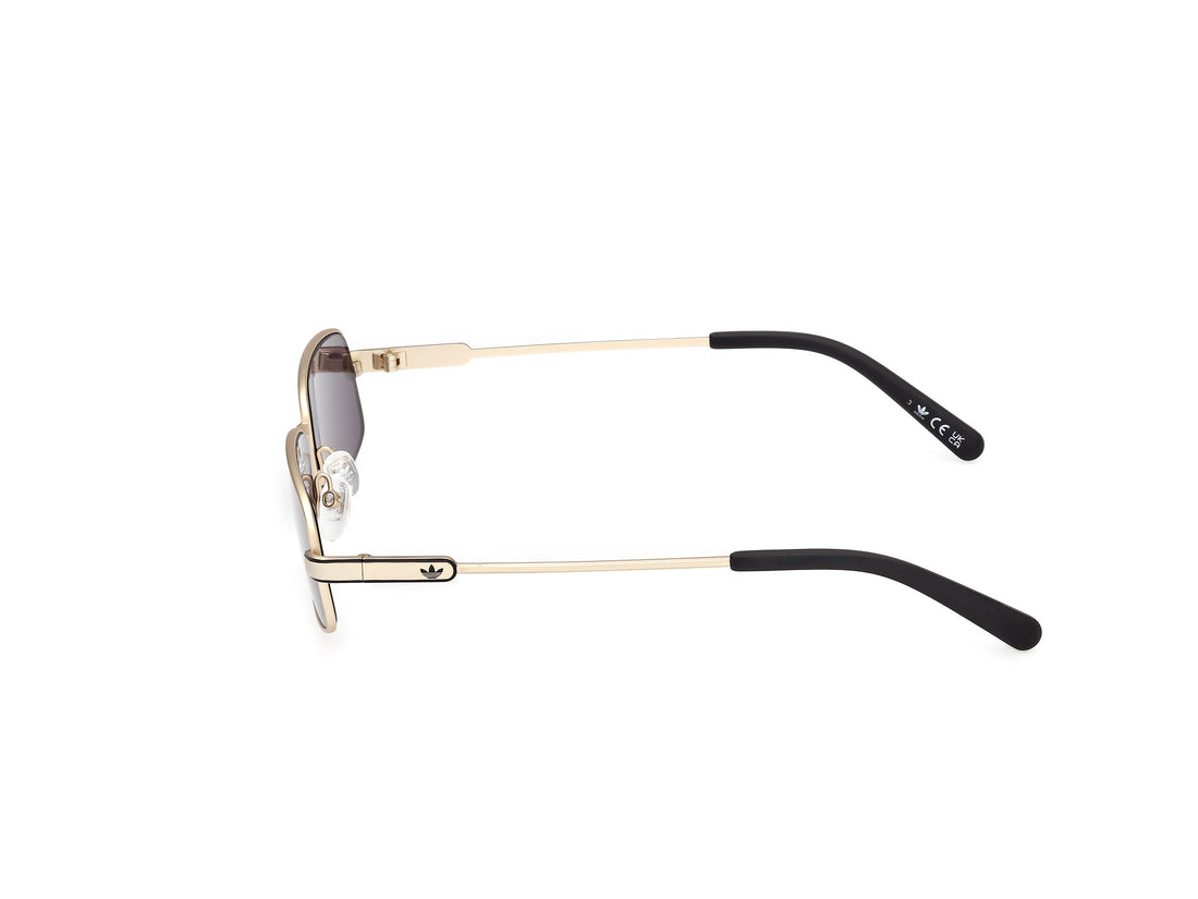 Sunglasses adidas originals or0138 32a dorado rectangular unisex size 55mm - Detailed view