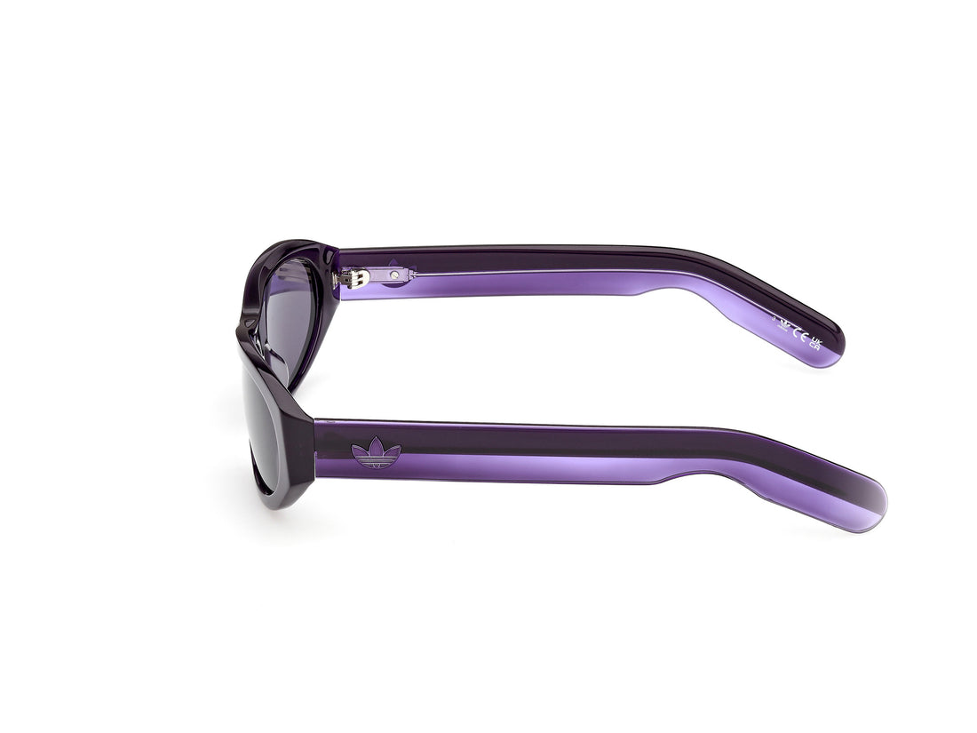 Sunglasses adidas originals or0139 81y violeta oval unisex size 57mm - Detailed view