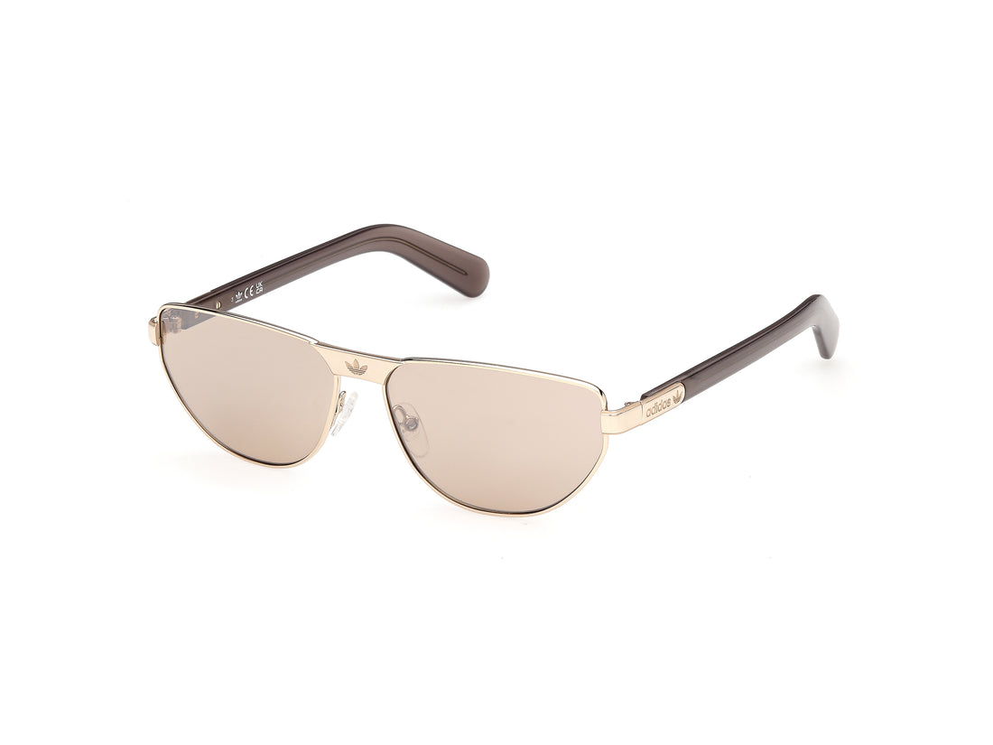 Sunglasses adidas originals or0143 32g dorado geometric unisex size 58mm - Main view