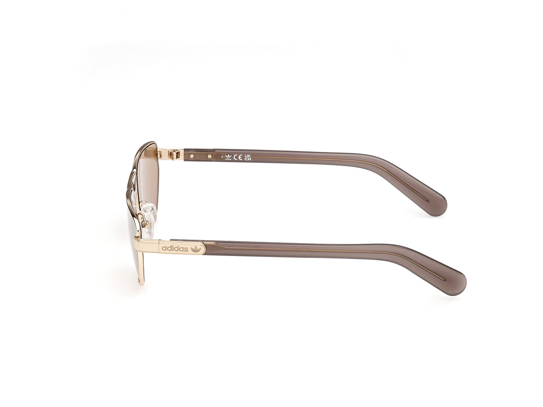 Sunglasses adidas originals or0143 32g dorado geometric unisex size 58mm - Detailed view