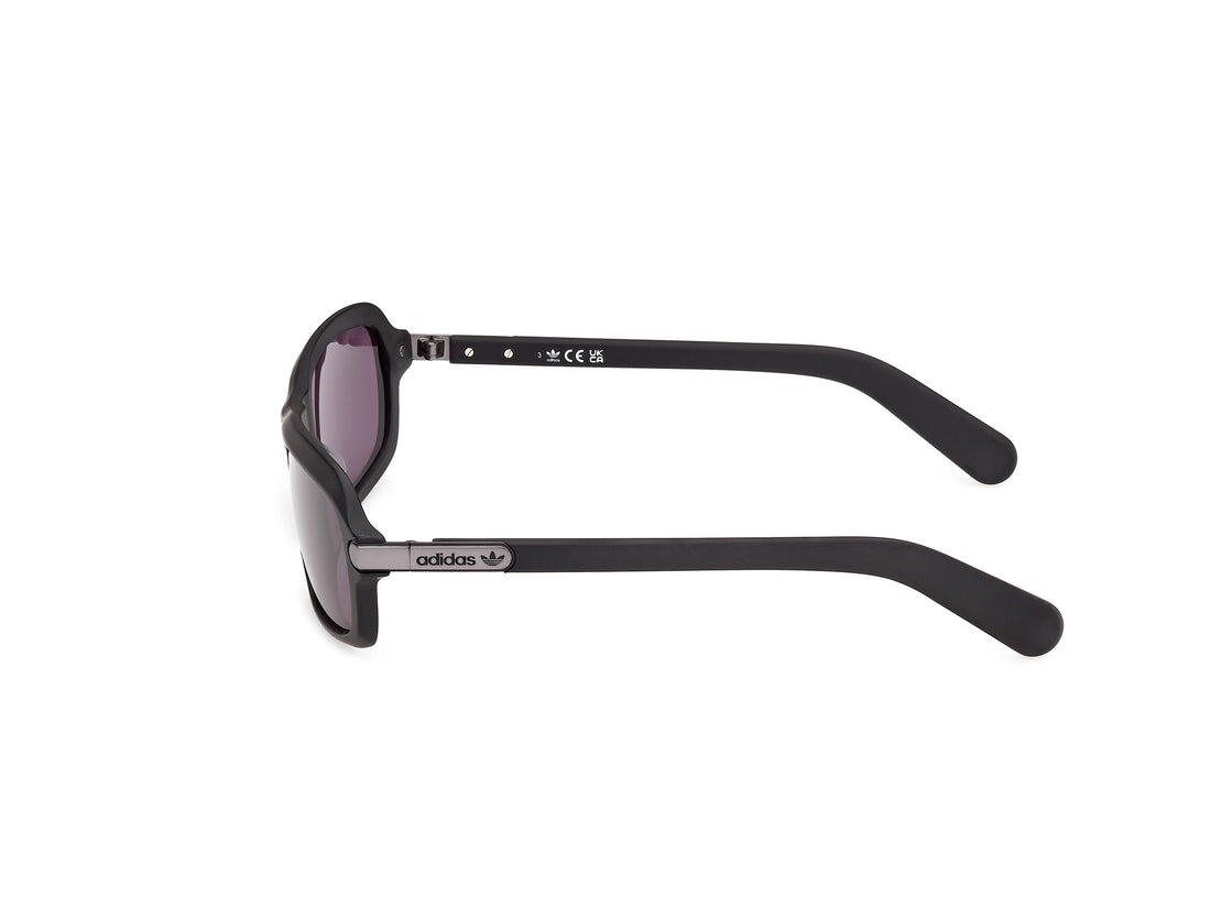 Sunglasses adidas originals or0144 02a negro rectangular unisex size 57mm - Detailed view