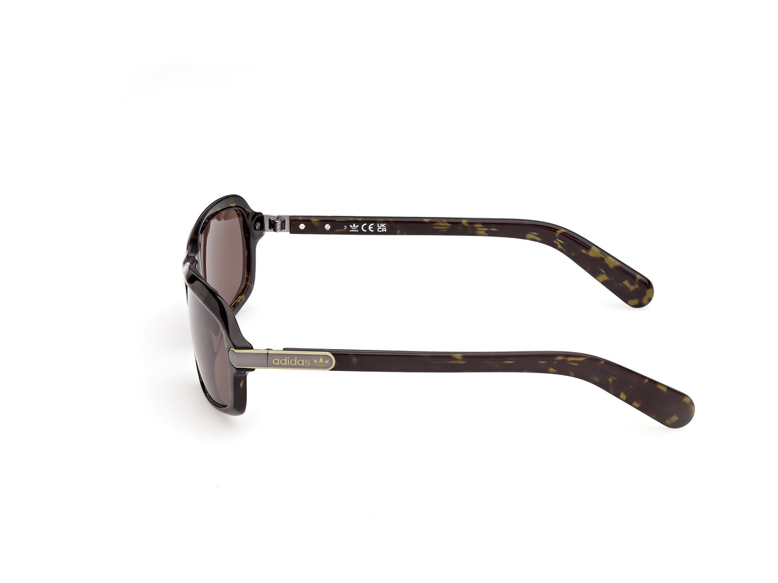 Sunglasses adidas originals or0144 52n havana rectangular unisex size 57mm - Detailed view
