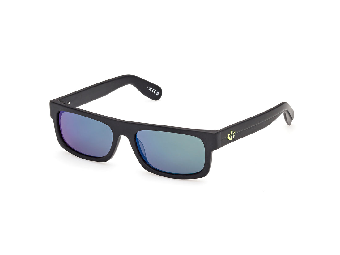 Sunglasses adidas originals or0145 02q negro rectangular unisex size 55mm - Main view