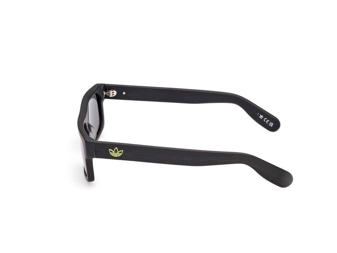 Sunglasses adidas originals or0145 02q negro rectangular unisex size 55mm - Detailed view