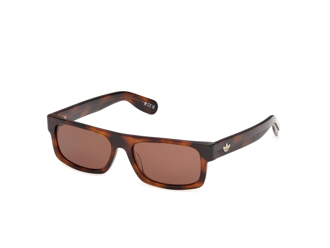 Sunglasses adidas originals or0145 52e havana rectangular unisex size 55mm - Main view