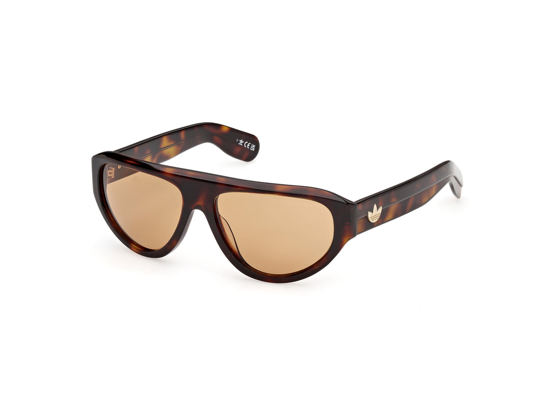 Sunglasses adidas originals or0146 53e havana pilot unisex size 57mm - Main view