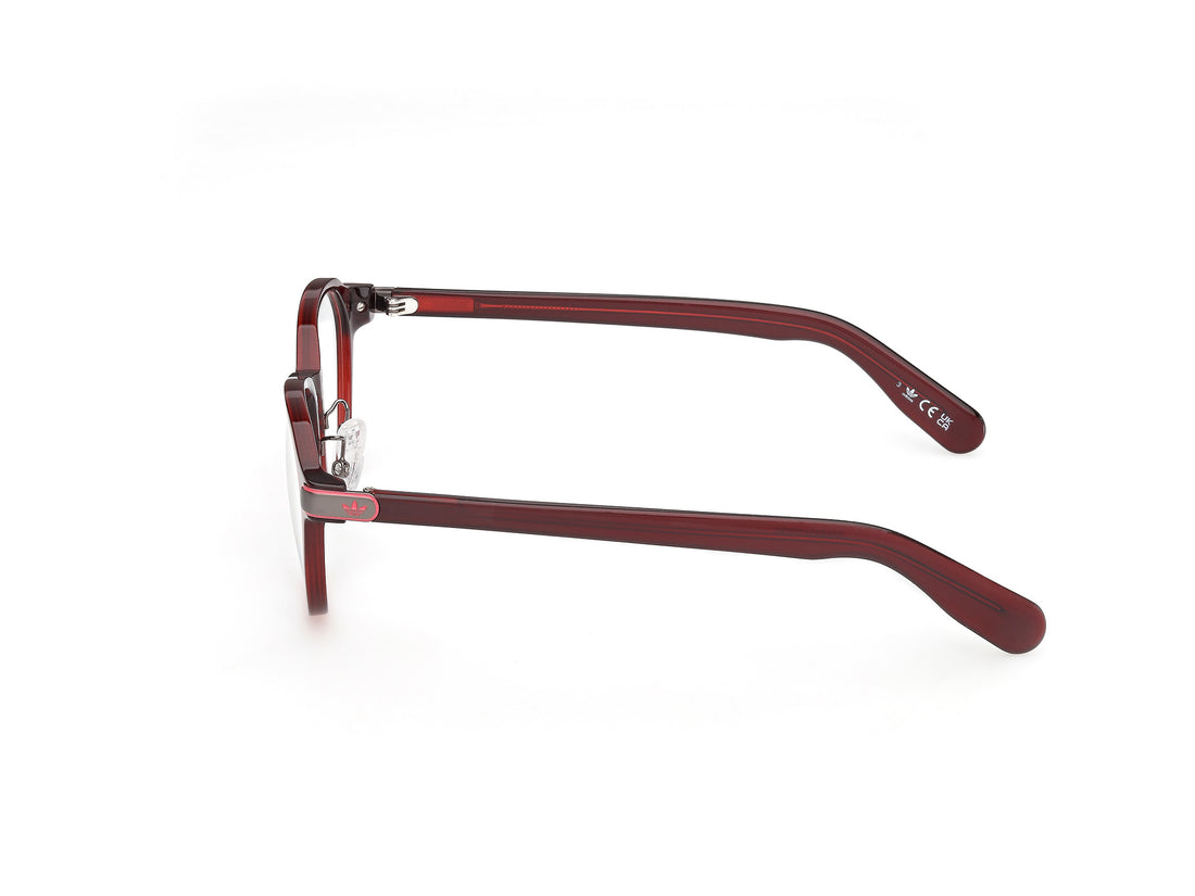 Óculos graduados adidas originals or5133-h 066 rojo round unisex tamanho 52mm - Vista de detalhe