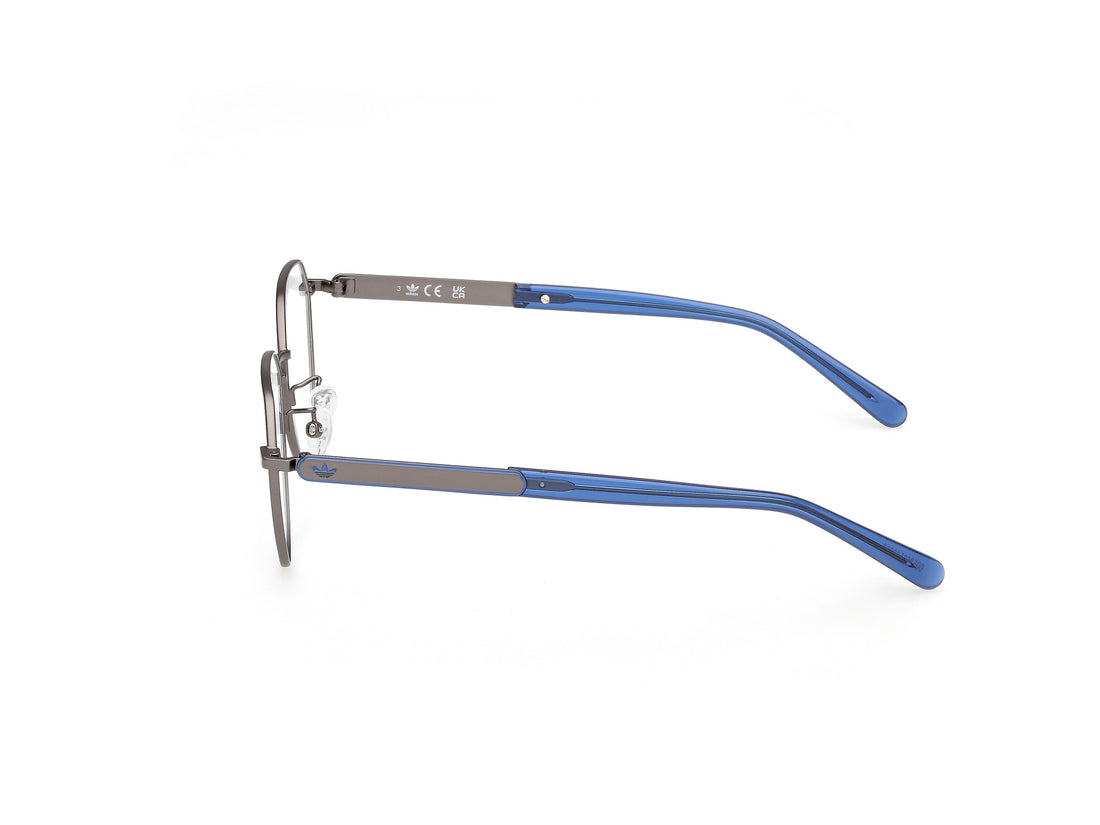 Óculos graduados adidas originals or5135-h 009 plateado round unisex tamanho 52mm - Vista de detalhe