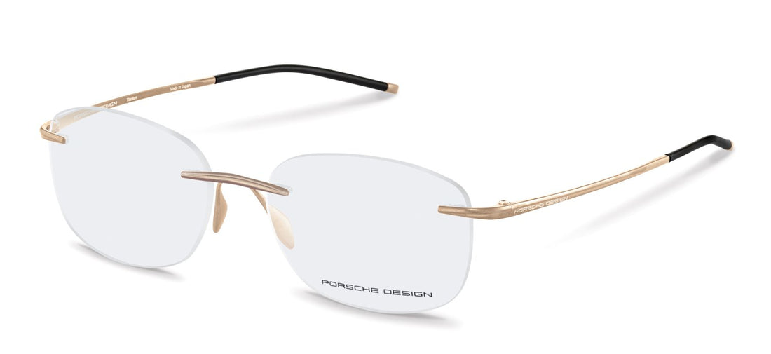 Gafas graduadas porsche design porsche p8362 d dorado masculino talla 56mm - Vista principal