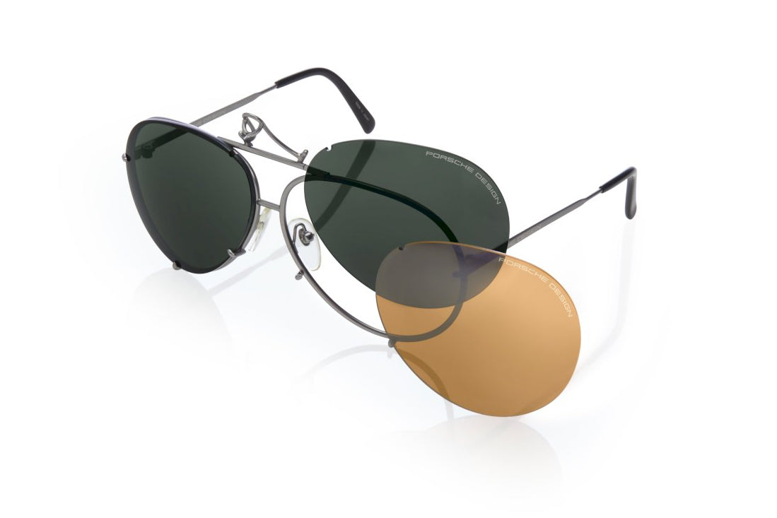 Sunglasses porsche design porsche p8478 c gris aviator unisex size 66mm - Main view