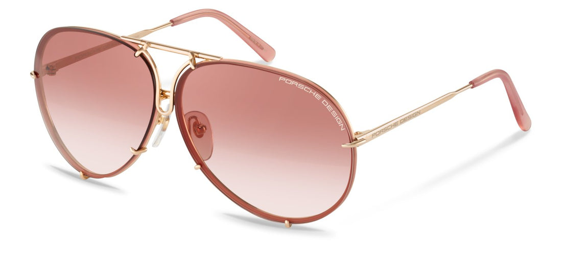 Gafas de sol porsche design p8478 f156 dorado aviator unisex talla 69mm - Vista principal