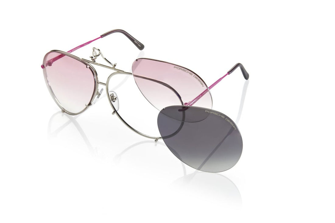 Gafas de sol porsche design p8478 k157 plateado aviator unisex talla 66mm - Vista principal