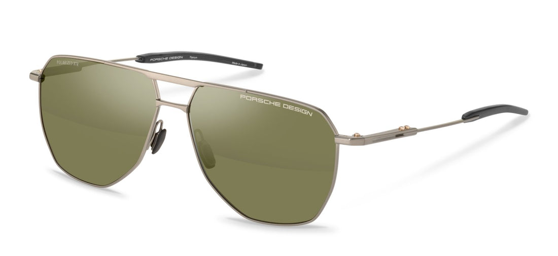 Óculos de sol porsche design p86005 d467 gris navigator masculino tamanho 61mm - Vista principal