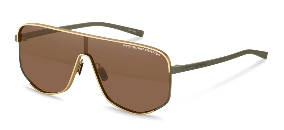 Óculos de sol porsche design p86007 b805 dorado shield masculino tamanho 99mm - Vista principal