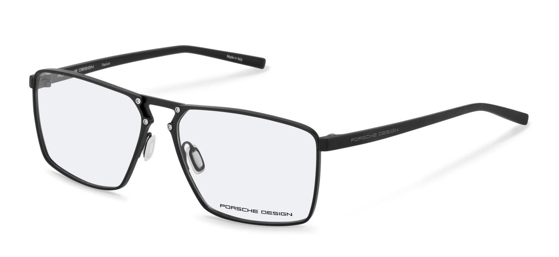 Gafas graduadas porsche design porsche p8764 a000 negro rectangle masculino talla 58mm - Vista principal