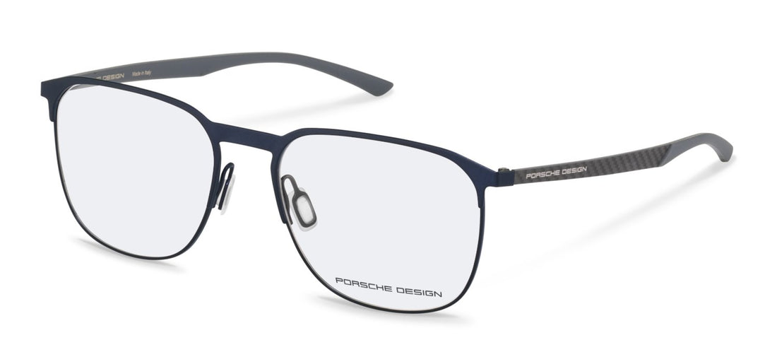 Óculos graduados porsche design porsche p8771 b000 azul round masculino tamanho 56mm - Vista principal