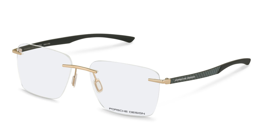 Óculos graduados porsche design porsche p8774 d0s1 dorado square masculino tamanho 56mm - Vista principal
