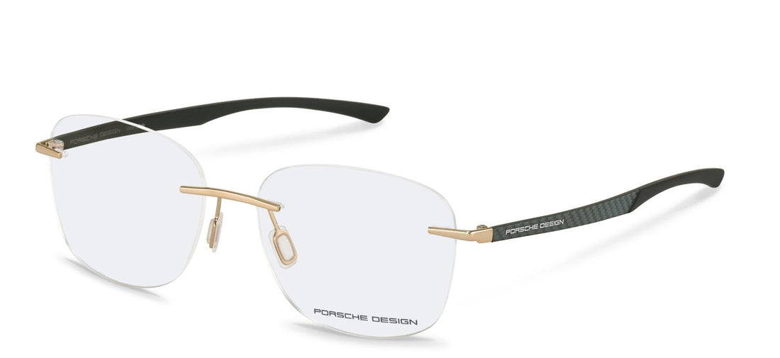 Óculos graduados porsche design porsche p8774 d0s2 dorado square masculino tamanho 54mm - Vista principal