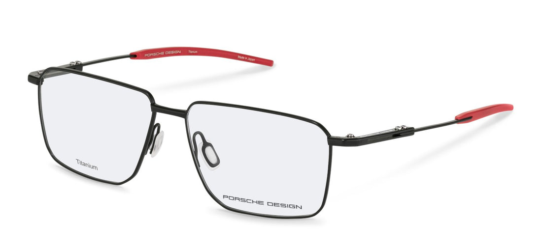 Óculos graduados porsche design porsche p8779 a000 negro square masculino tamanho 58mm - Vista principal