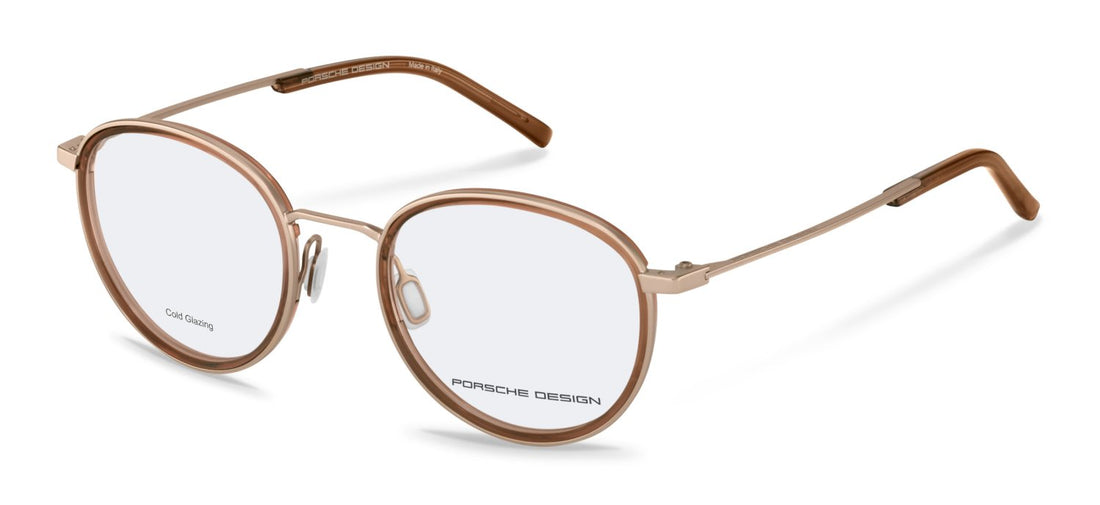 Occhiali da vista porsche design p8788 c000 dorado pantos unisex taglia 52mm - Vista principale