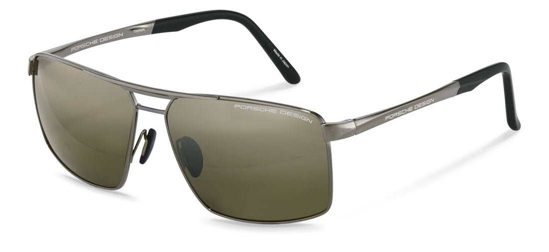 Gafas de sol porsche design porsche p8918 b plateado rectangular masculino talla 65mm - Vista principal