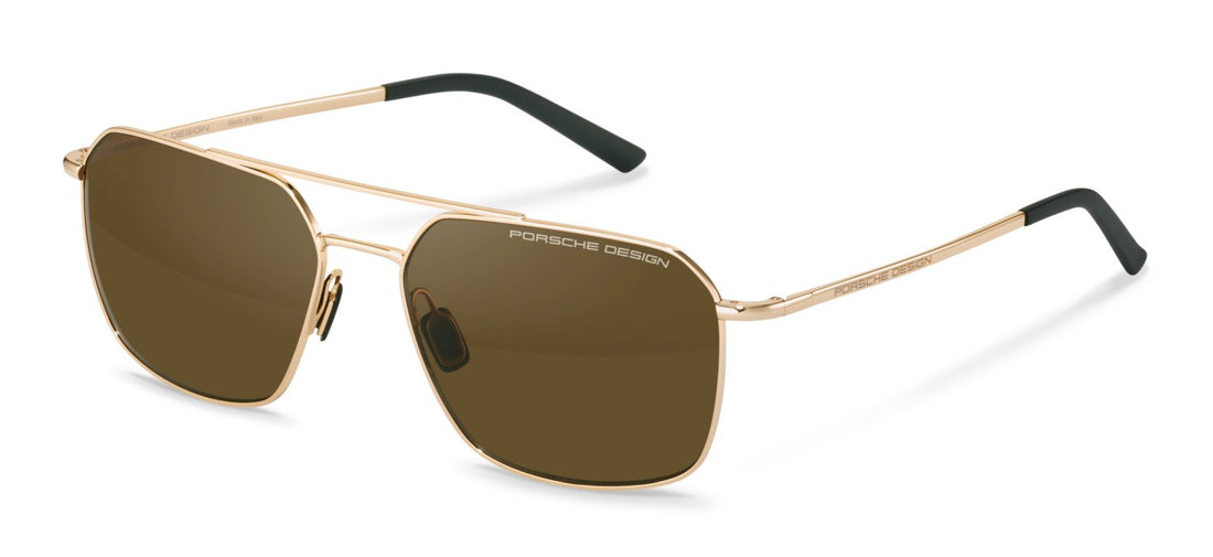 Gafas de sol porsche design porsche p8970 b211 dorado square masculino talla 59mm - Vista principal
