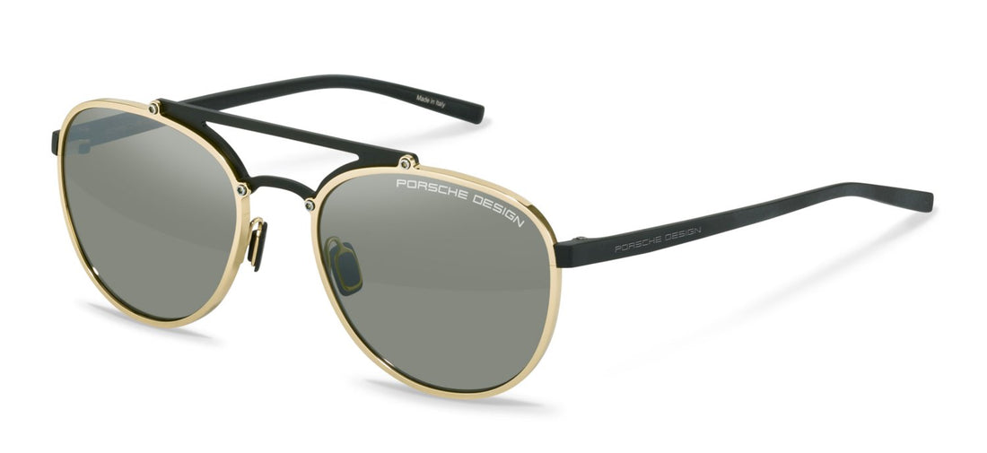 Gafas de sol porsche design porsche p8972 b175 dorado rounded unisex talla 55mm - Vista principal