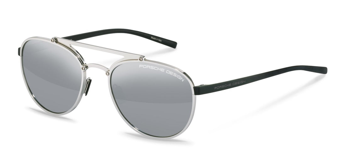 Gafas de sol porsche design porsche p8972 c263 plateado rounded unisex talla 55mm - Vista principal