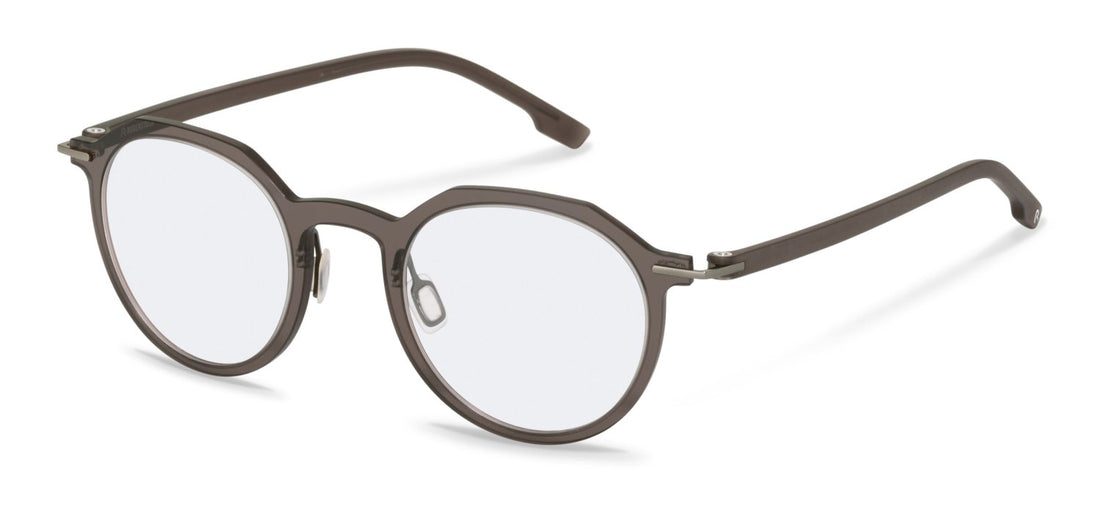 Occhiali da vista rodenstock r5369 d000 marron round unisex taglia 48mm - Vista principale
