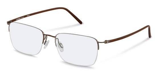 Occhiali da vista rodenstock r7051 c000 marron square masculino taglia 55mm - Vista principale