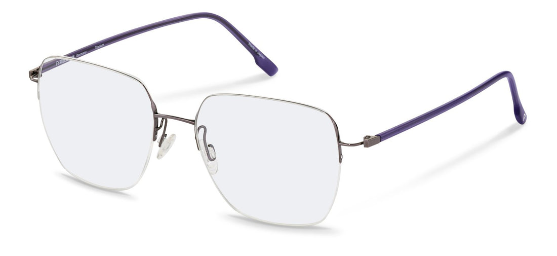 Occhiali da vista rodenstock r7143 a000 violeta square femenino taglia 54mm - Vista principale