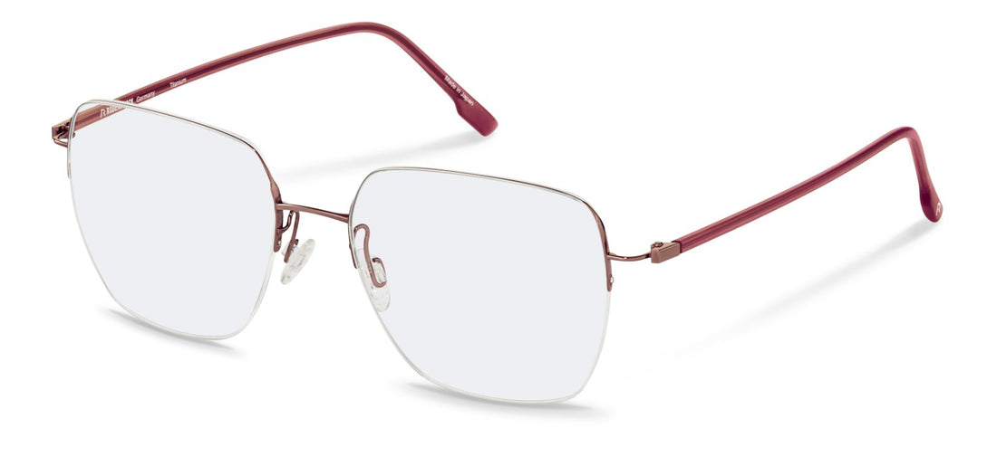 Occhiali da vista rodenstock r7143 c000 rojo square femenino taglia 54mm - Vista principale