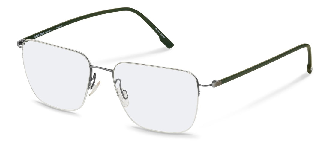 Occhiali da vista rodenstock r7144 c000 verde square masculino taglia 56mm - Vista principale