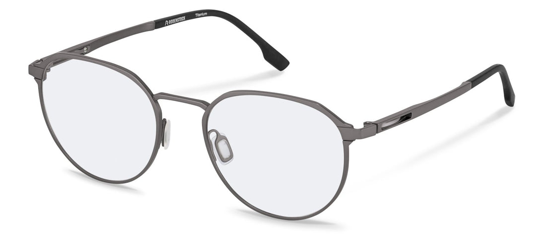 Occhiali da vista rodenstock r7150 c000 gris round masculino taglia 51mm - Vista principale