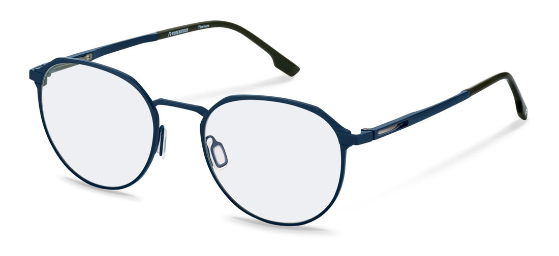 Occhiali da vista rodenstock r7150 d000 negro round masculino taglia 53mm - Vista principale