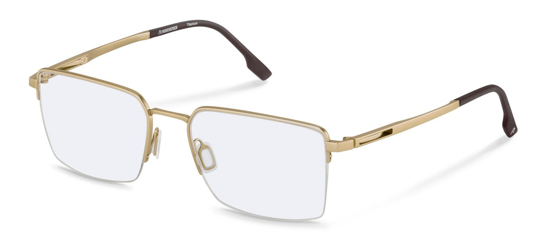 Occhiali da vista rodenstock r7152 d000 dorado square masculino taglia 55mm - Vista principale