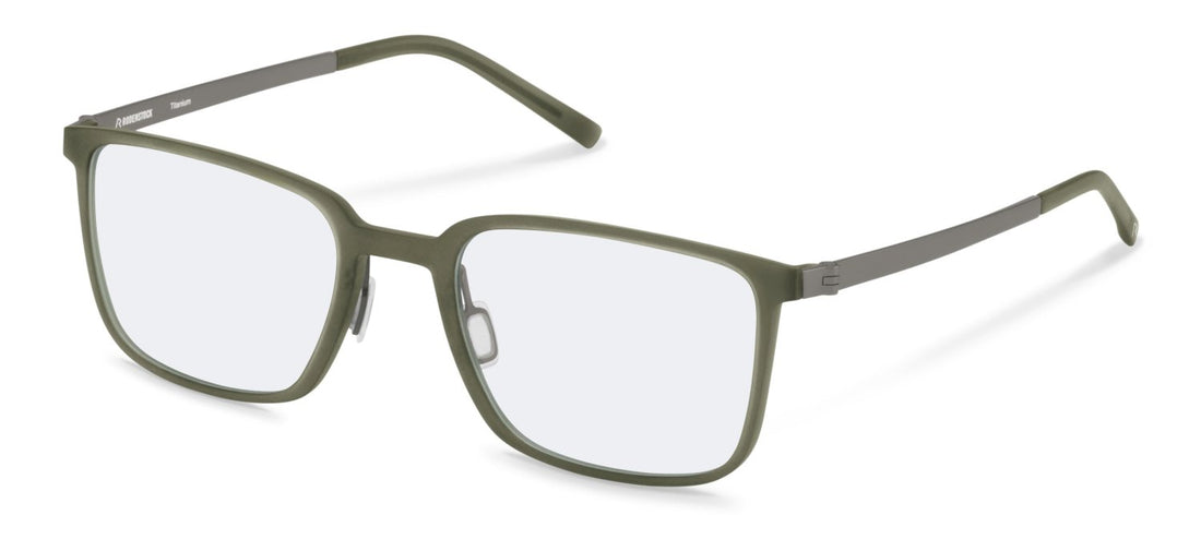 Occhiali da vista rodenstock r7173 b000 verde square unisex taglia 56mm - Vista principale