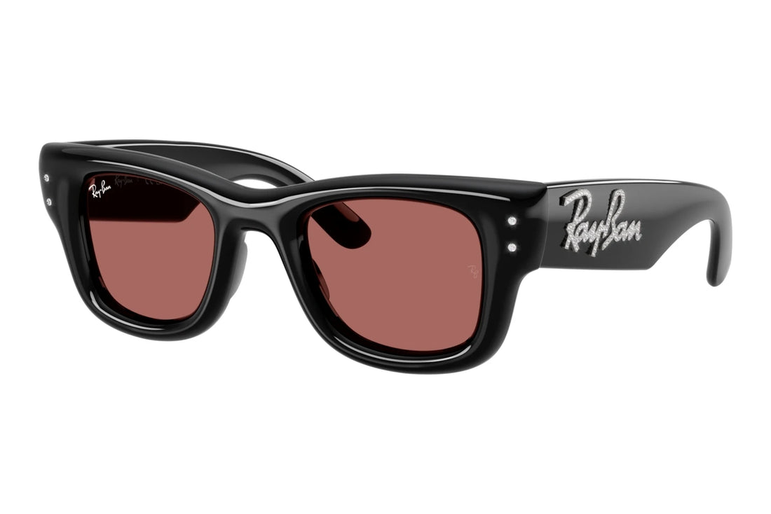 Óculos de sol ray-ban rb4940b wayfarer puffer 686485 negro square unisex tamanho 47mm - Vista principal