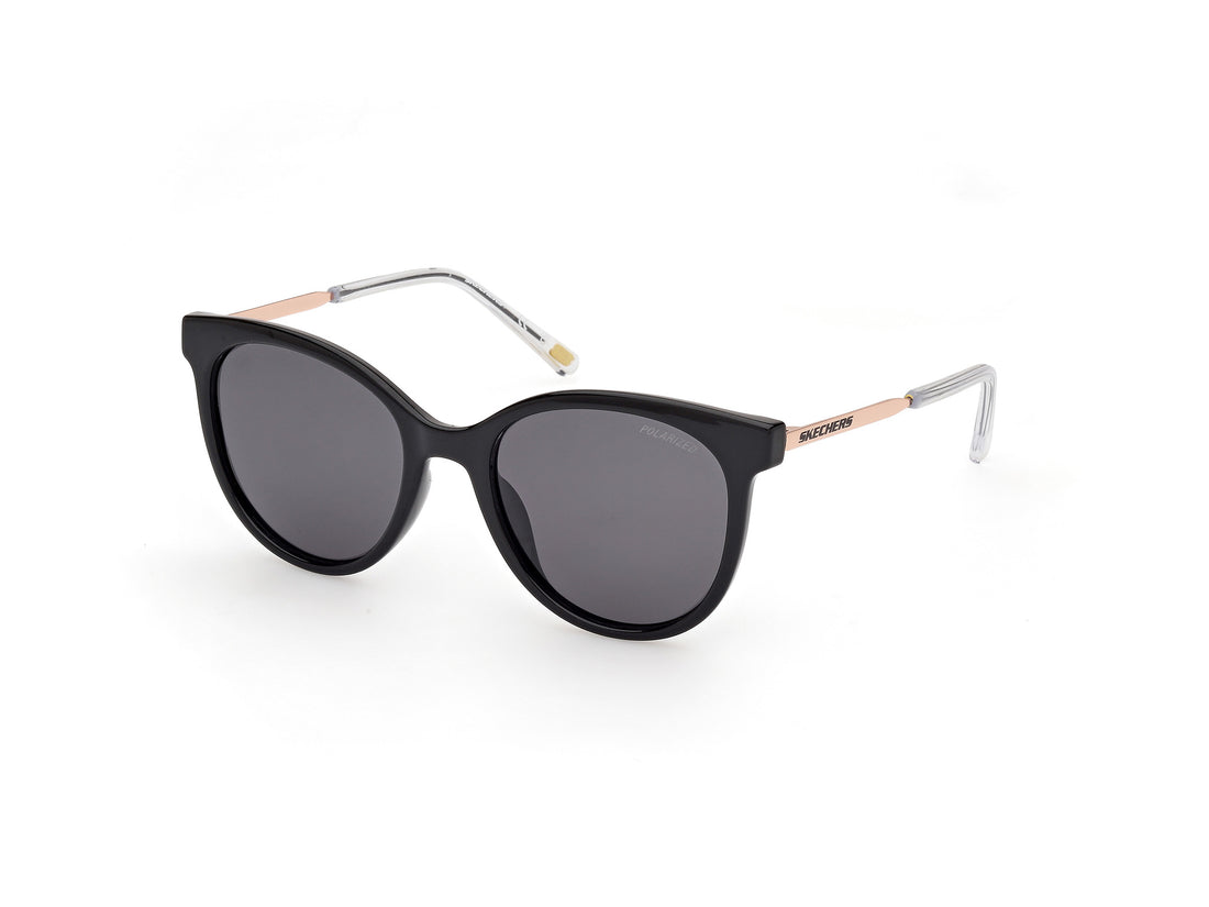 Lunettes de soleil skechers se00024 01d negro round infantil taille 52mm - Vue principale