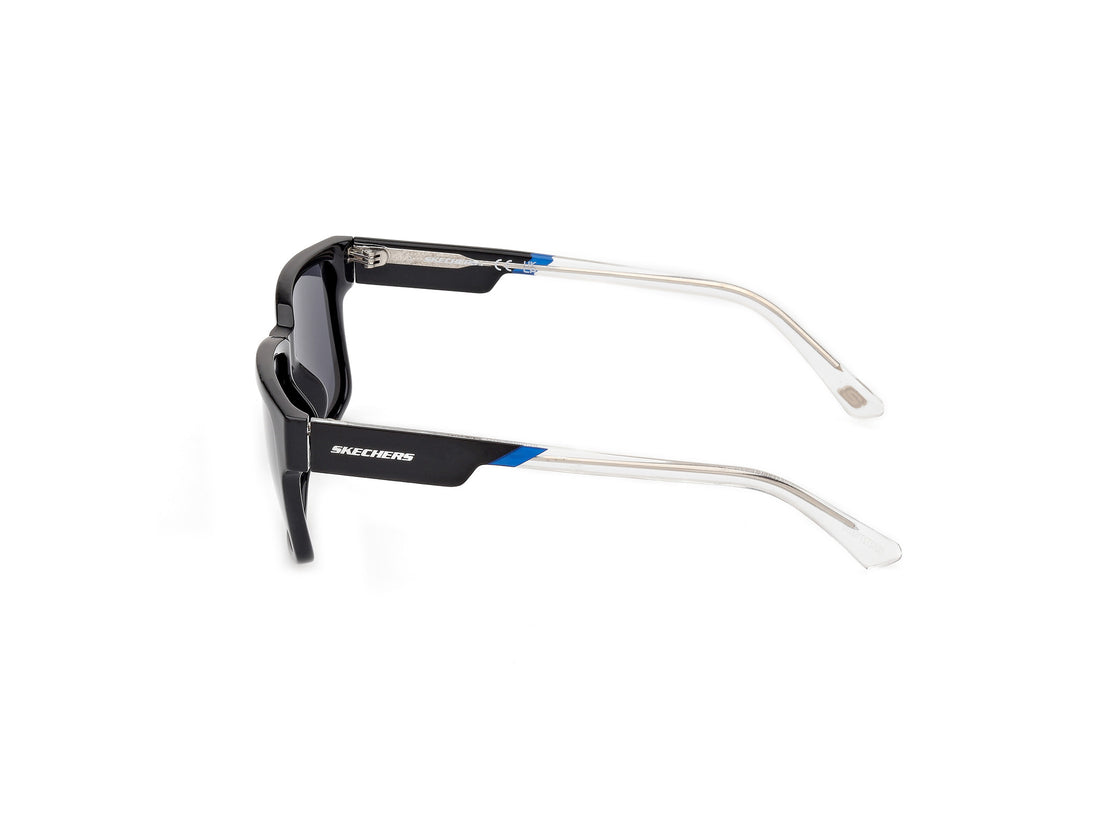 Lunettes de soleil skechers se00025 01d negro rectangular infantil taille 55mm - Vue détaillée