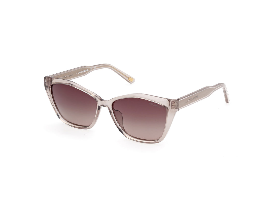 Lunettes de soleil skechers se00035 57h beige geometric femenino taille 54mm - Vue principale
