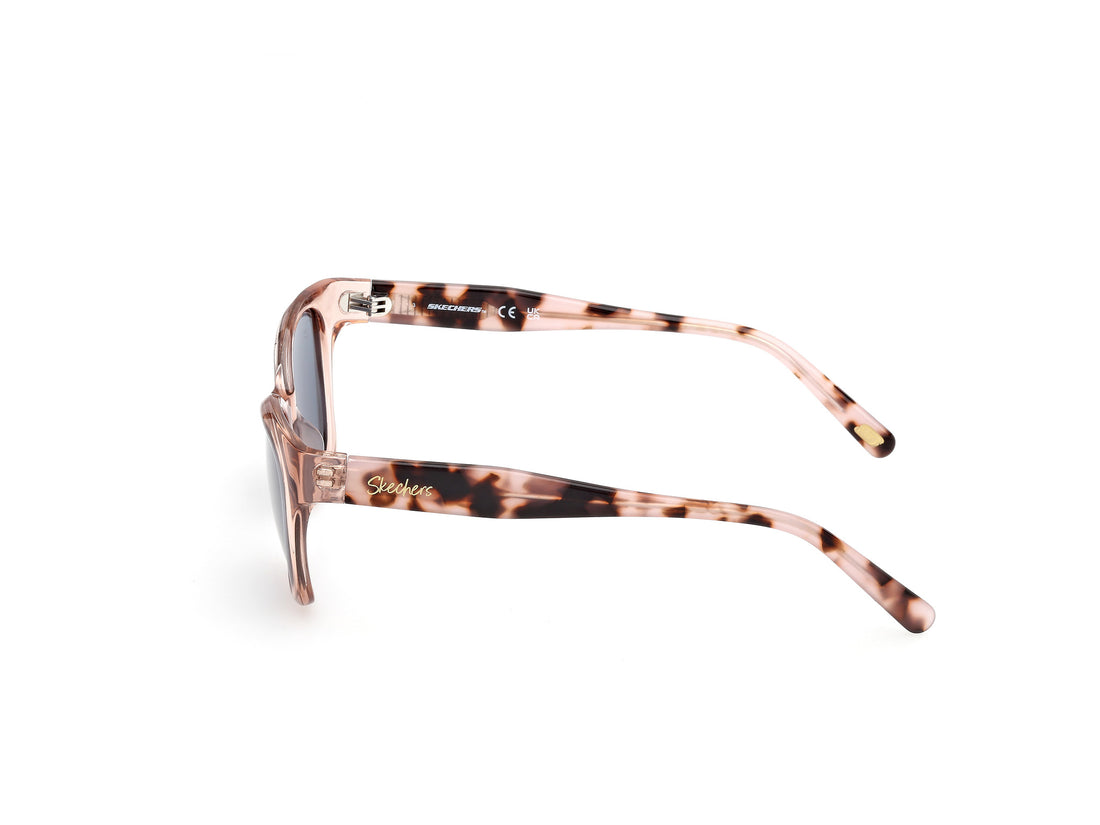 Occhiali da sole skechers se00036 77d rosa cat eye femenino taglia 51mm - Vista dettagliata