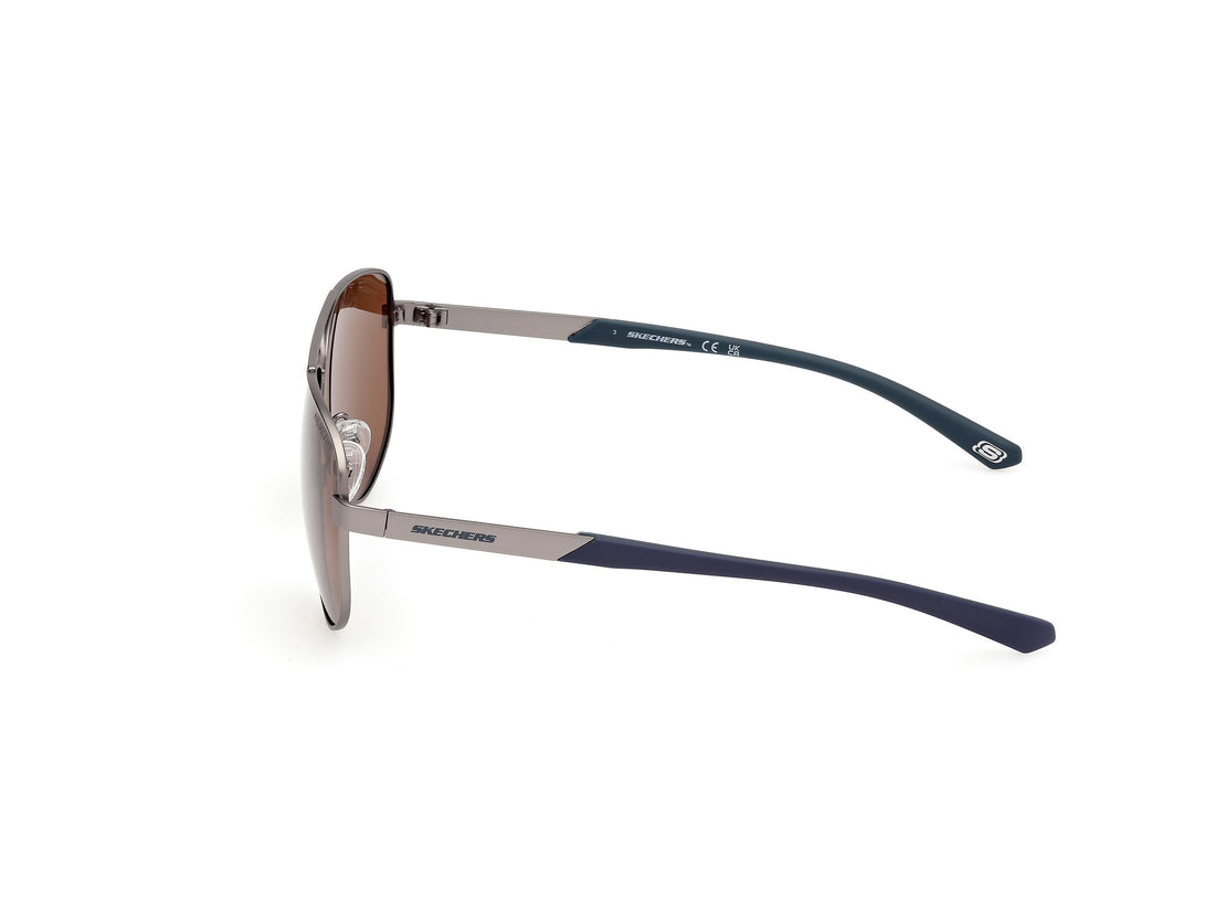 Lunettes de soleil skechers se00038 09h plateado pilot masculino taille 58mm - Vue détaillée